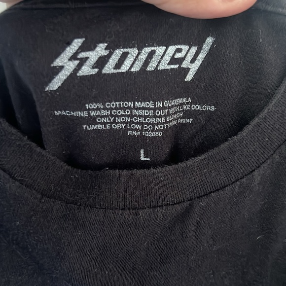 Post Malone Black Graphic Tee - Short Sleeve Size Lg - Picture 4 of 5